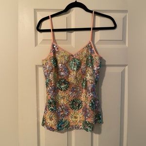 Eva Franco Sequin Tank Top (Anthropologie) NWT